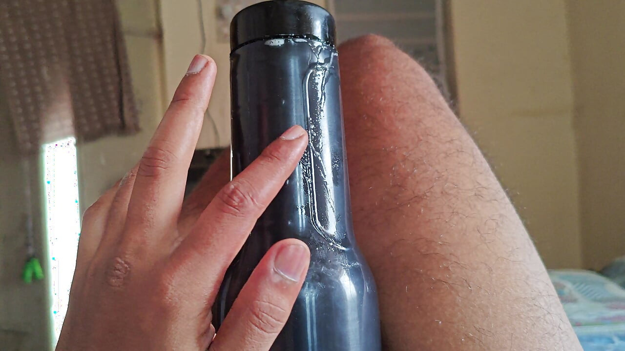 Boy fucked daddy's sex toy extreme way with big dick
