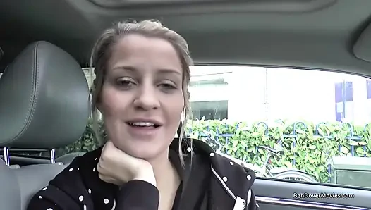 Ben Dover meets Sienna Day who gags after deepthroating