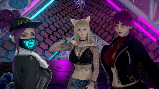 Mmd itzy - loco ahri akali kaisa evelynn seraphine kda sexy kpop dance 4k 60fps liga de leyendas