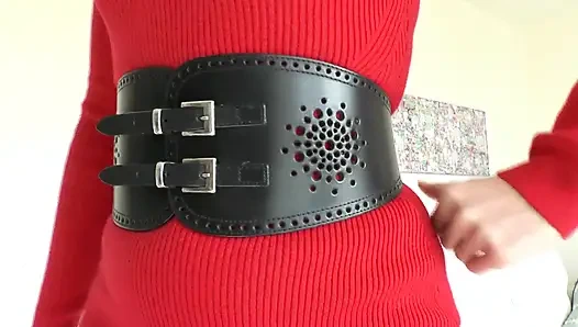 Широкие тугие ремни, часть 79, леди Виктория Валенте