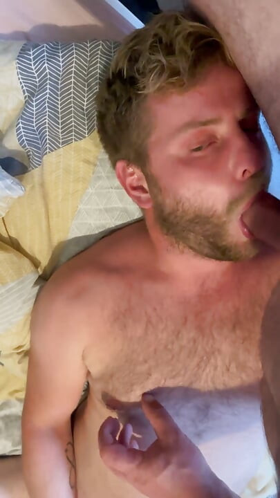 Boyfriend Sucks My Cock and Gets Hot Facial