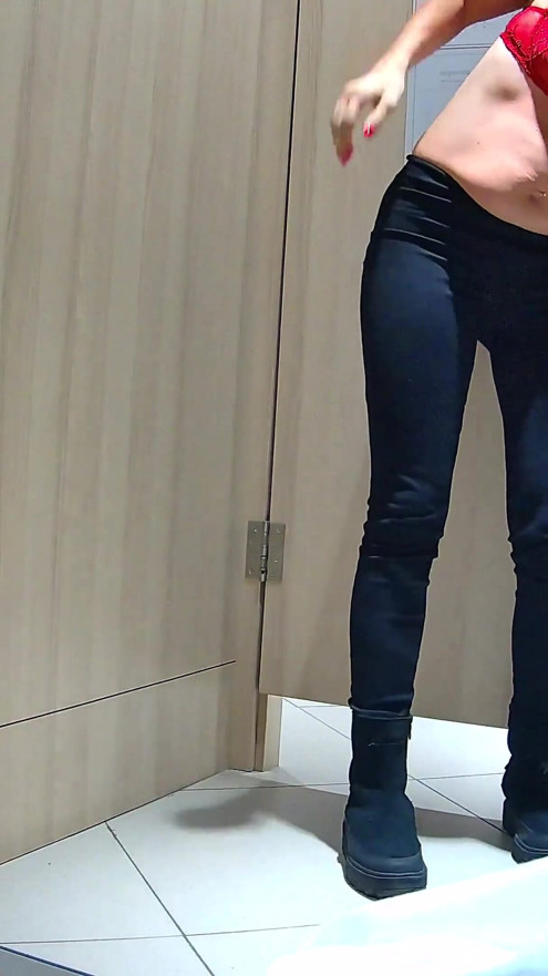 Trying on Clothes and Masturbating in a Public Fitting Room Ep 12301