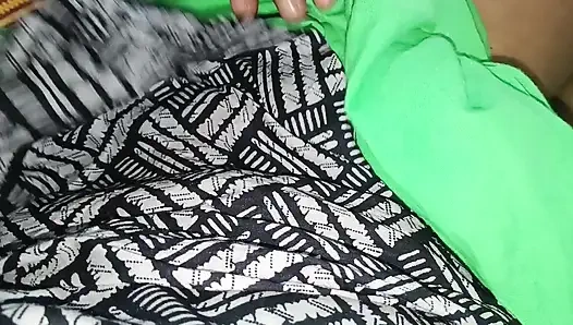 Indian Stepmom stay one night with her stepson in naked, she seduced son and fucked in se