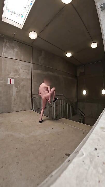 I'm fucking my ass in the stairwell of a shopping mall