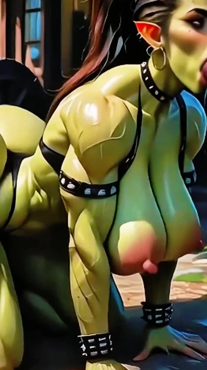 Thick Female Orc Worships HUGE Orc Cock - Hardcore Anal Pound PMV (4K AI Animated) | Clip 1