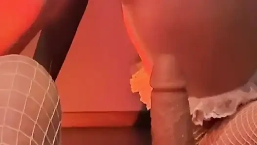 Penis, stockings and a bright orgasm!!!