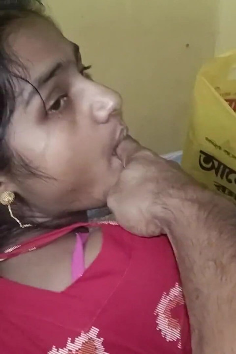 Desi Wife in Red Dress Gets Oiled Ass & Hard Doggy Fuck - Homemade