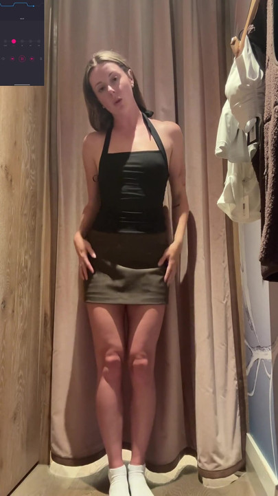Aritzia Clothing Try-on Orgasm