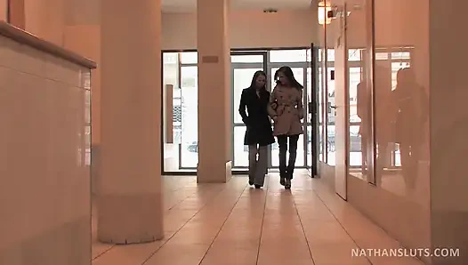 Lesbian Students Study Closely Their Hot Anatomy