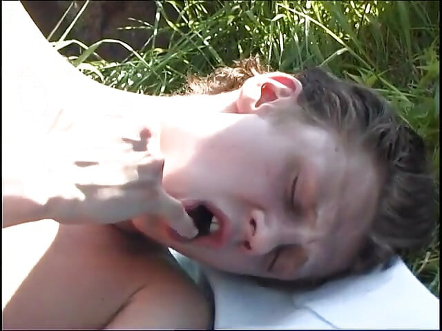 Athletic homosexual couple fucking outdoors