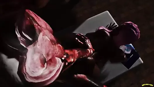 Flesh of sex - baise hentai monstrueuse en 3D