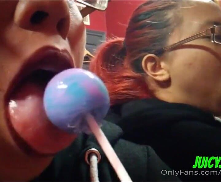 Does My Mouth and Tongue Make You Weak? Licking and Sucking on a Lollipop Can You Just Imagine Me Doing This to You?