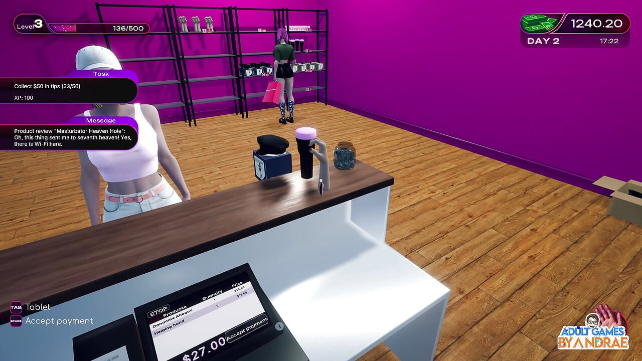 爱情商店模拟游戏第1部分 - 开始我自己的商店业务