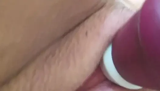Masturbation with Satisfyer with squirting until orgasm