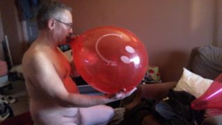 Smiley ballon buste en ruk - retro - ballonbanger