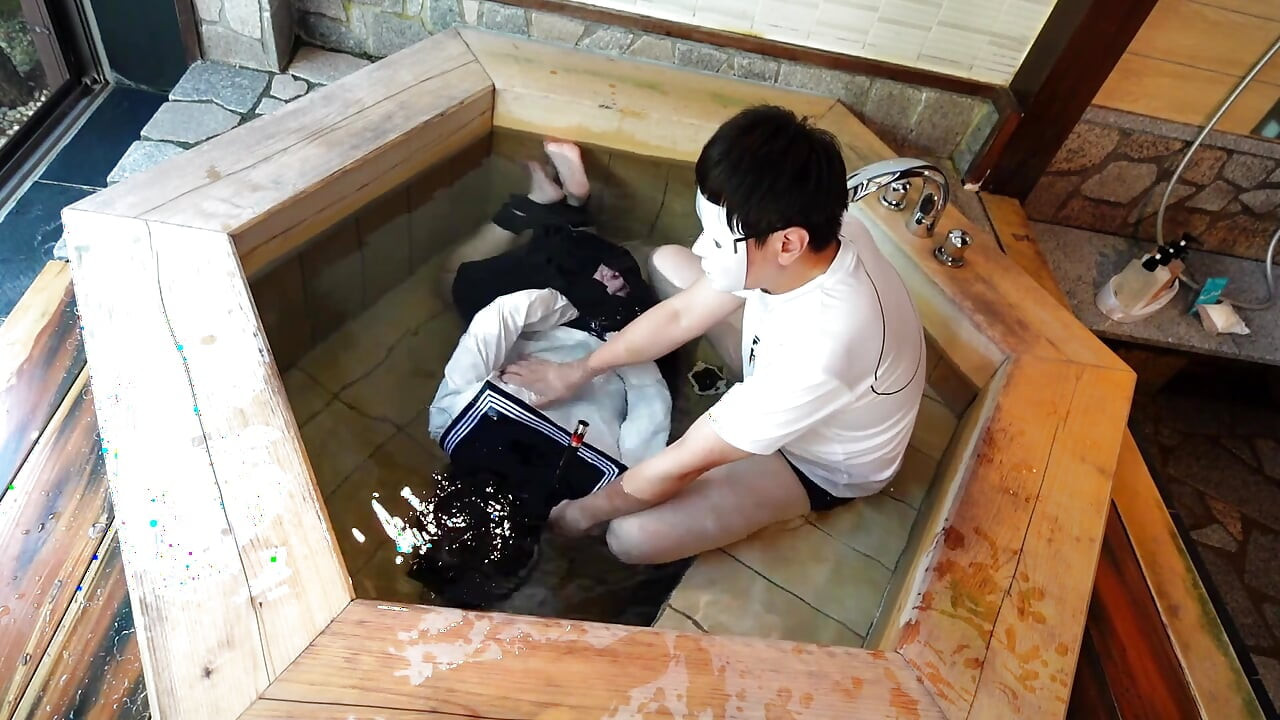 Dripping Uniform, Restrained in a Bathtub, off-campus Lesson