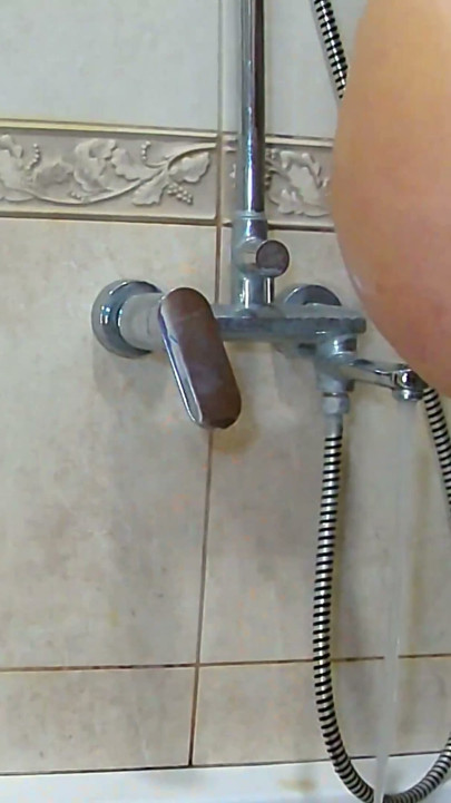 My wife cleans her butt before anal sex. Enema. Ep 30651 | Clip 2