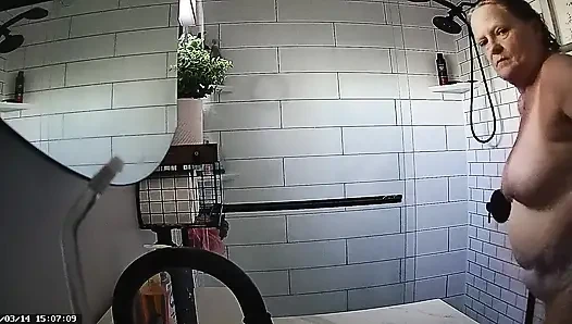 Mrs. Joanne Tanner a Real Public Schoolteacher Captured in the Shower 03-14-2026