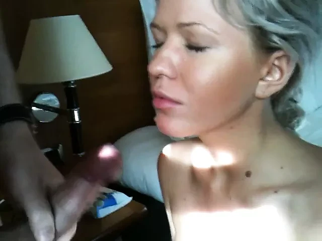 Cute Blonde Gets a Massive Facial