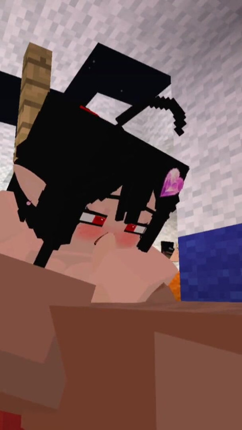 Minecraft Jenny Mod Fapcraft Elise always has her mouth open for some dick | Clip 1