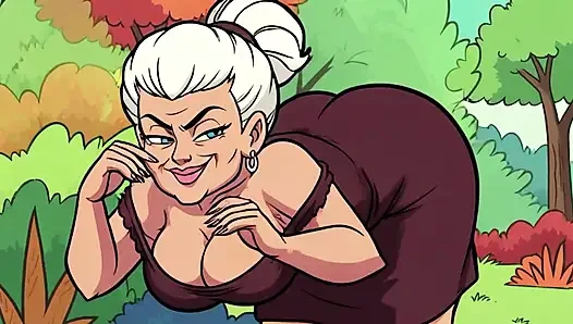 Ai dekolleté, cartoon-MILFs