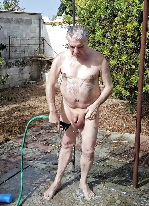 in the shower