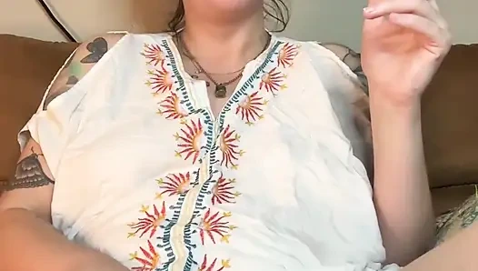Rauchende fetisch-MILF-masturbation