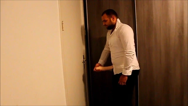 J-Art male solo with white shirt and a huge cock dildo