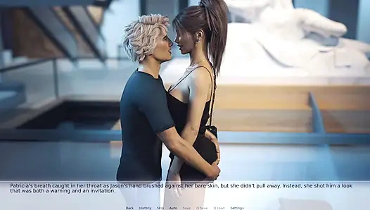 A Wife and Stepmother Real Fucking Caught by the Security Guard, What Happens Next at the Museum