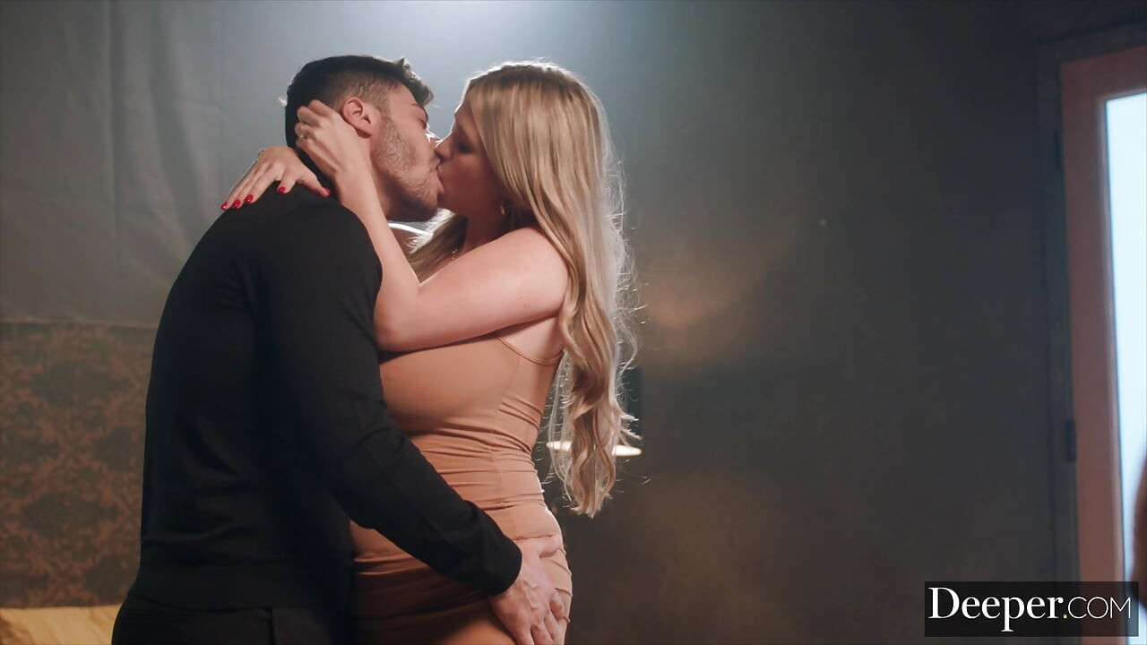 Deeper. Natural Busty Blonde Angie Faith Gets Used Like A Fuck Toy And Spit-Roasted