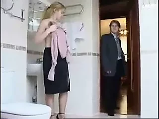 Russian girl in the office
