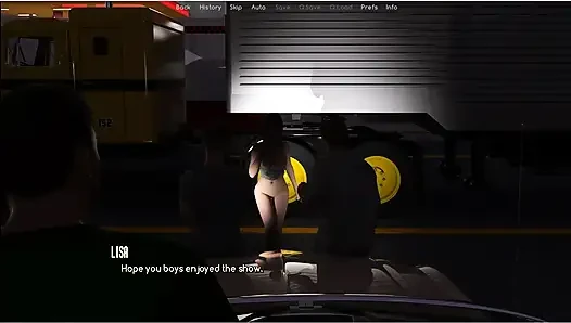 A life worth Living Cuckold wife fucks with trucker on road