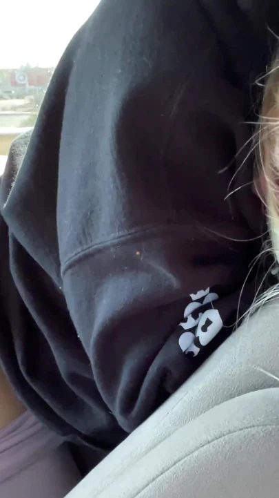 Powerful moment from "Road Blowjob and Sex in the Backseat"