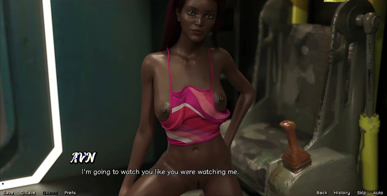 Stranded in Space 180 - Busty Red Head Gets Face Fucked and Gets Huge Facial While Black MILF Is Masturbating