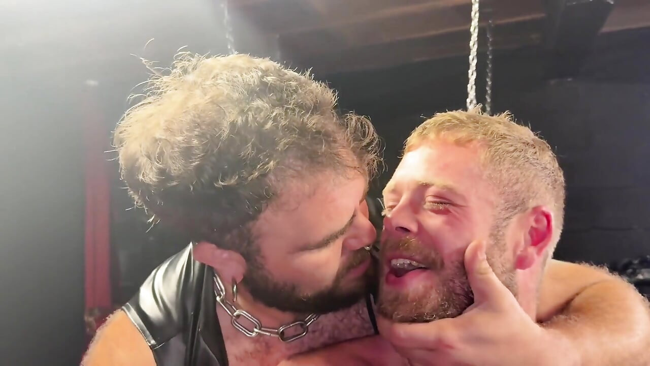Sling & Chains: Tattooed Bear Wrecks Bound Scally Hole Raw