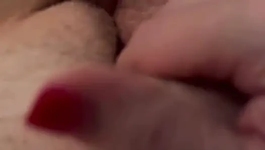 Evli kadın parmaklanıp dünyaya sallanıyor orgazm, yakın çekim, kadın bakış açısı