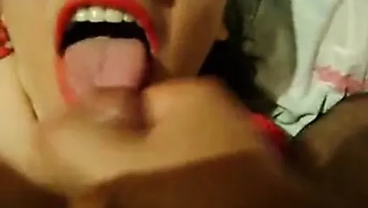 She keeps coming back for more cum