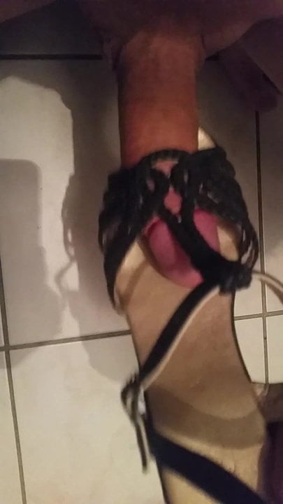 shoes fuck and cum