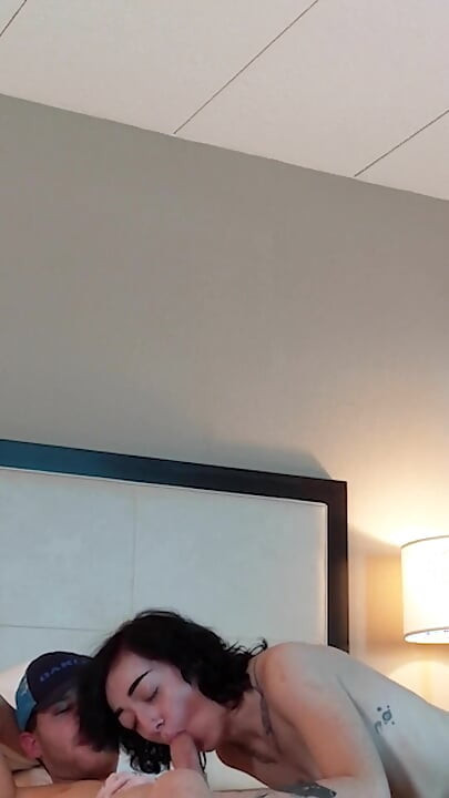 Super Sexy Petite Tatted Teen Sucking Cock - Compilation 1