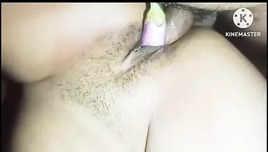 Season 115. Hot indian bhabhi fuck with cucumber, brinjal and husband cock