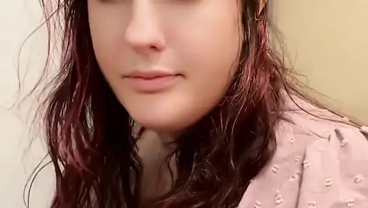 BBW Eye Contact Toilet Farts and Log Plops Intimate POV with Bella Blast