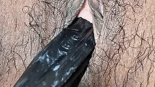 Erotic morning pussy masturbation - this cute girl has an orgasm