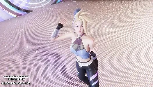 MMD  Aespa - Drama - Akali Sexy Kpop Dance League of Legends Hentai Uncensored 4K 60FPS