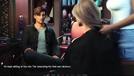 Awam Sophia Showed Her Boob in the Hairsalon.