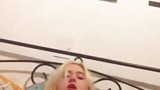 Blonde Horny Banana Slut - Joyliiii