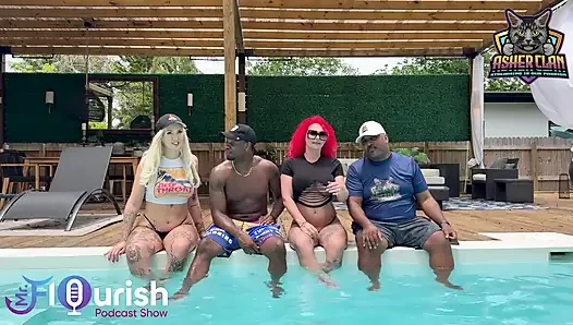 Mrflourish podcast bareng si tamu roxi keogh, gigi patsy dan datjguy di florida
