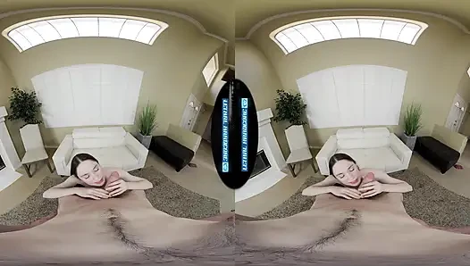 TÖDLICHER HARDCORE VR - du hämmerst deine süße sekretärin in ihren strümpfen - Hazel moore