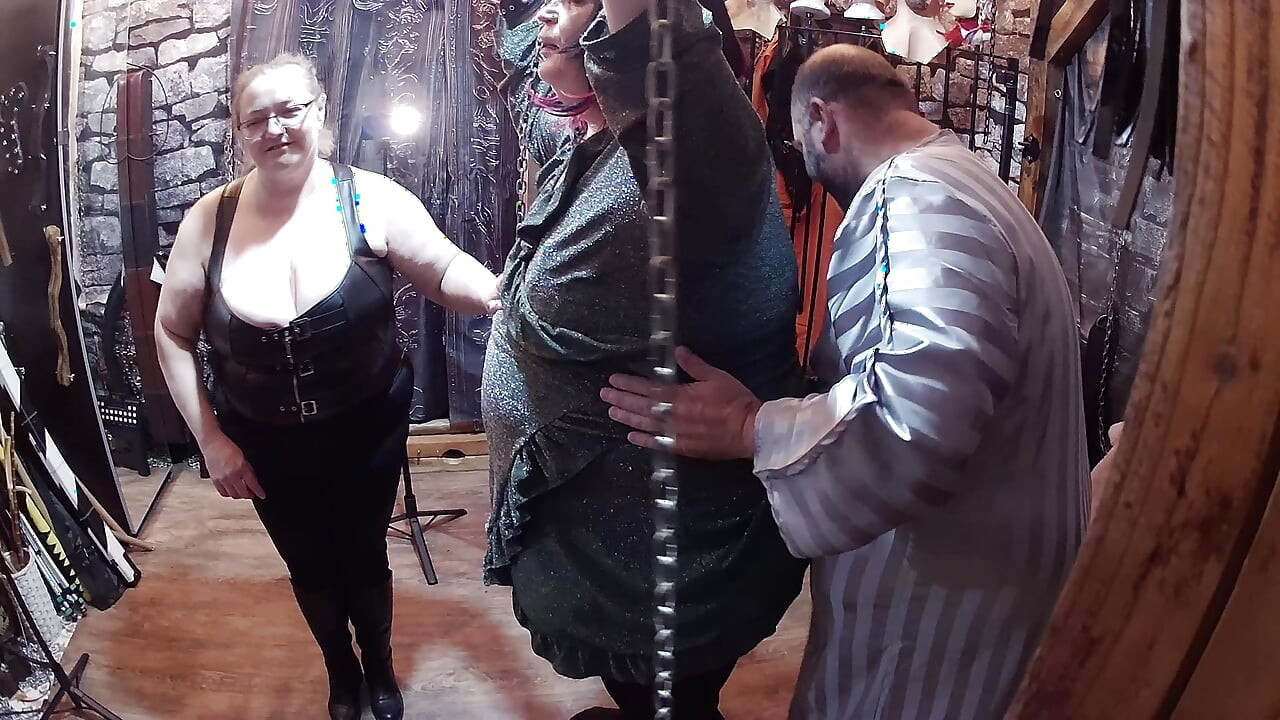 Part 1:- Punishment session for Stephanie for not sucking enough cock with Domina Satana and Lanista Bear.