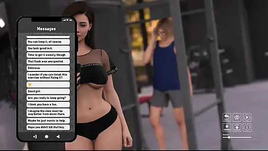 Шаги De Bauchery 41, я действительно узнал, кто такой мистер Х, делая задание в спортзале