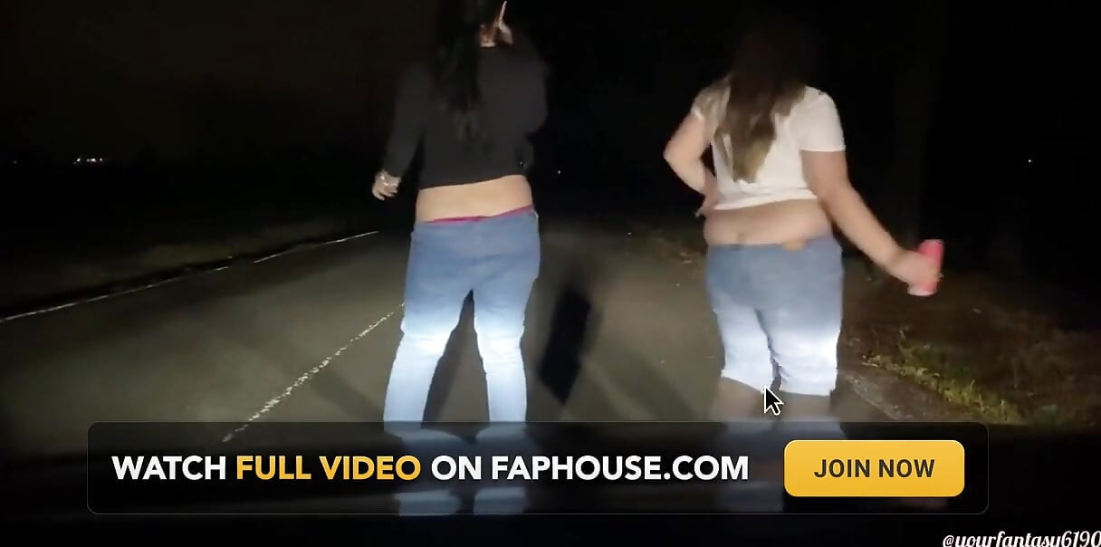 Butt Crack Dancing in Front of the Car